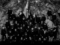 Gruppenfoto der Feuerwehr Donaustauf nach 1880